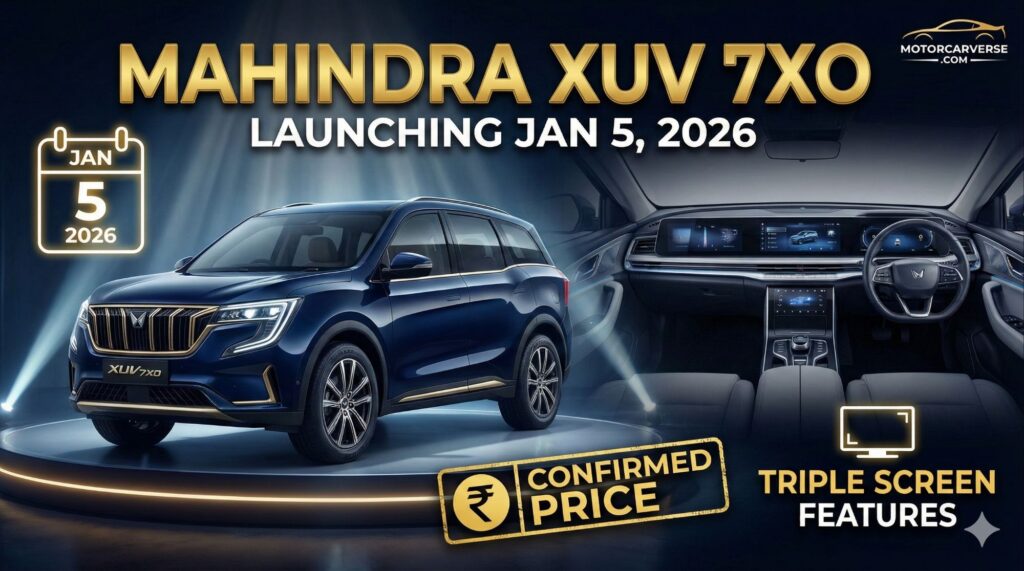Mahindra XUV 7XO Launch Tomorrow: Price in India, New Triple Screen Features, and Full Details